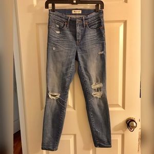Madewell high rise skinny jeans Winifred 25